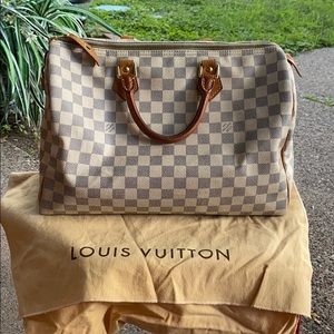 LV handbag.